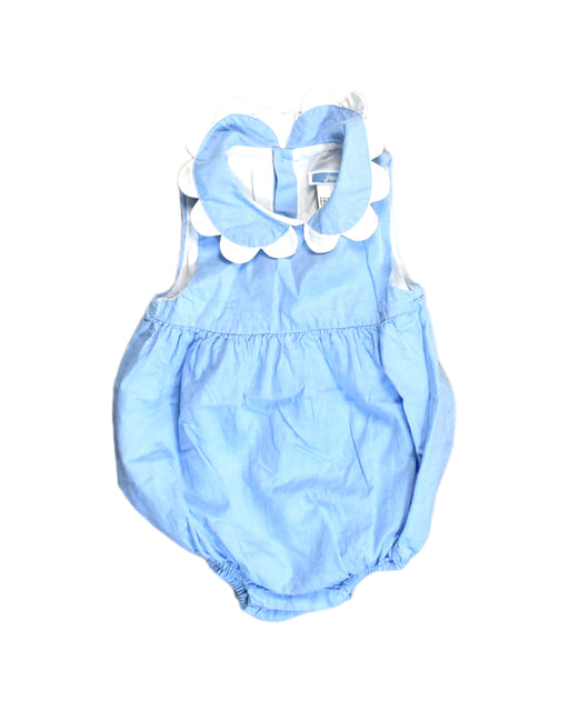 A Blue Bodysuits from Jacadi in size 3-6M for girl. (Front View)