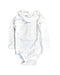 A White Bodysuits from Bout'Chou in size 0-3M for girl. (Front View)