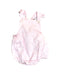 A Pink Bodysuits from Jacadi in size 3-6M for girl. (Front View)