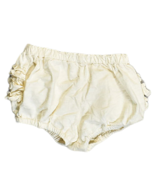 A Yellow Bloomers from Gingersnaps in size 3-6M for girl. (Front View)