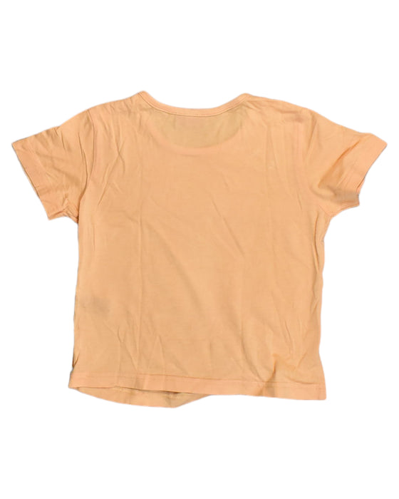 A Yellow Short Sleeve Tops from Esprit in size 4T for girl. (Back View)