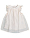 A Beige Sleeveless Dresses from PONEY in size 12-18M for girl. (Front View)