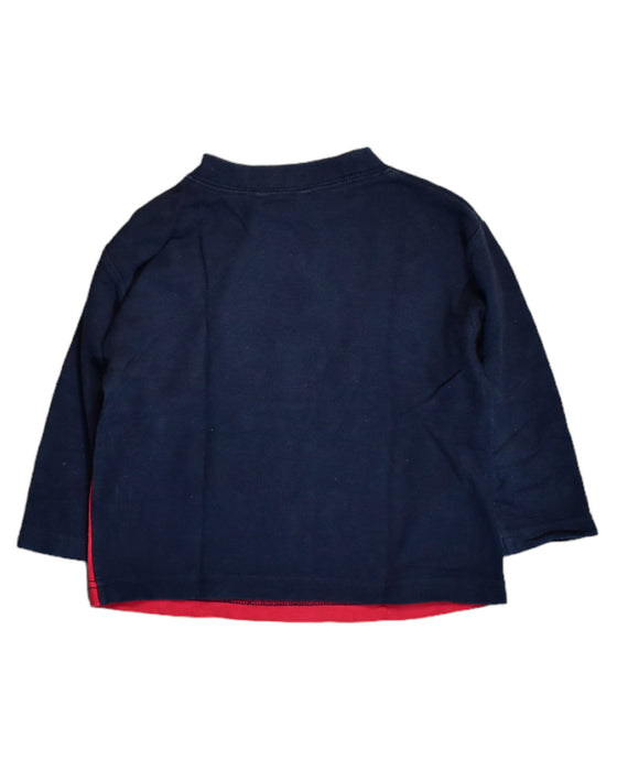 A Blue Long Sleeve Tops from Guess in size 2T for boy. (Back View)