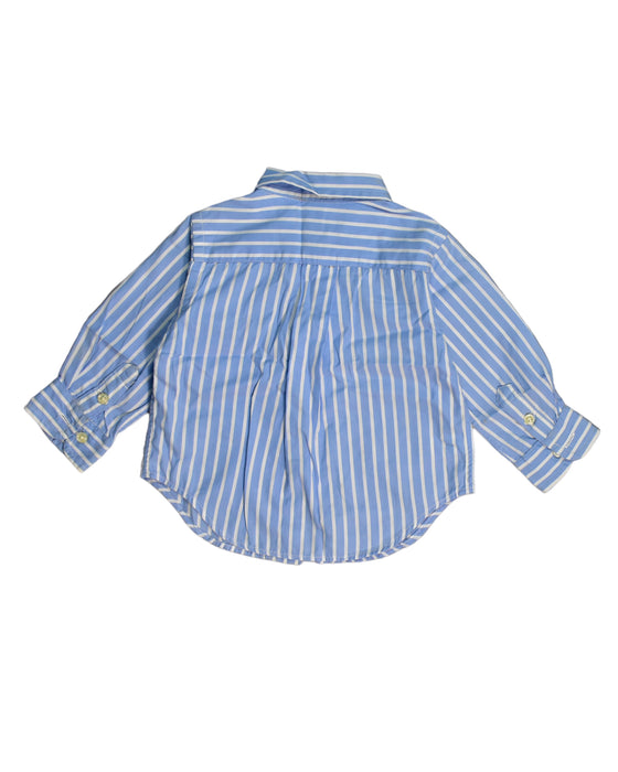 A Blue Shirts from Polo Ralph Lauren in size 6-12M for boy. (Back View)
