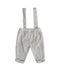 A White Overall Shorts from Guess in size 0-3M for boy. (Back View)
