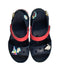 A Blue Sandals from Crocs in size 5T for boy. (Back View)