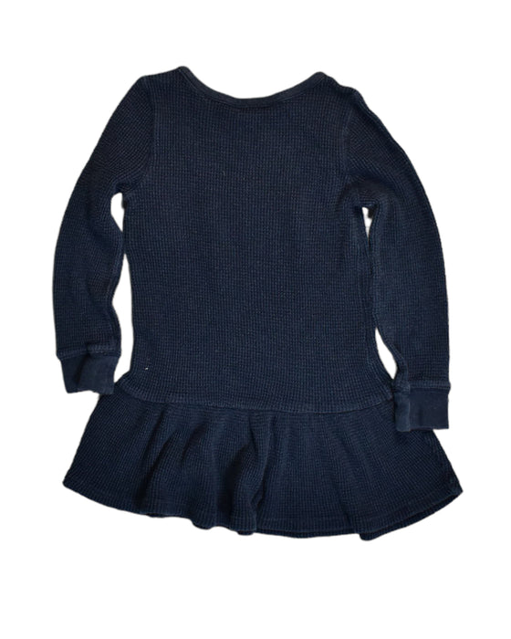 A Blue Long Sleeve Dresses from Polo Ralph Lauren in size 5T for girl. (Back View)