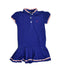 A Blue Short Sleeve Dresses from Nautica in size 5T for girl. (Front View)