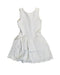 A White Sleeveless Dresses from Seed in size 5T for girl. (Back View)