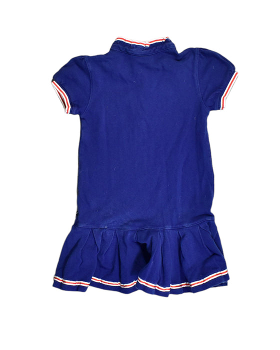 A Blue Short Sleeve Dresses from Nautica in size 5T for girl. (Back View)
