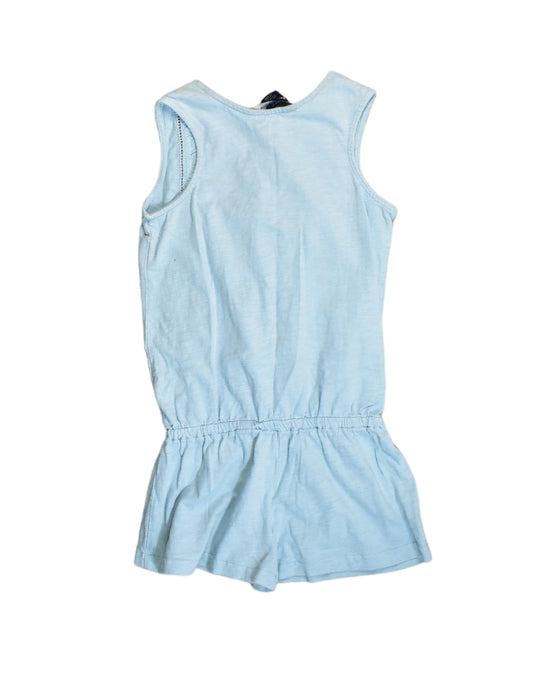 A Blue Sleeveless Dresses from Ralph Lauren in size 6T for girl. (Back View)