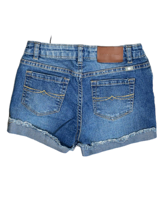 A Blue Shorts from Lucky Brand in size 12Y for girl. (Back View)