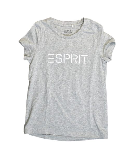 A Grey Short Sleeve Tops from Esprit in size 8Y for girl. (Front View)