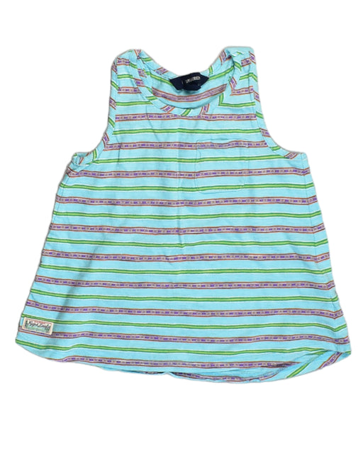 A Blue Sleeveless Tops from Ralph Lauren in size 4T for girl. (Front View)