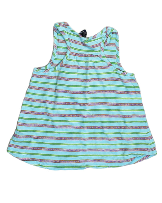 A Blue Sleeveless Tops from Ralph Lauren in size 4T for girl. (Back View)