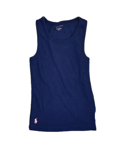 A Blue Sleeveless Tops from Ralph Lauren in size 4T for boy. (Front View)