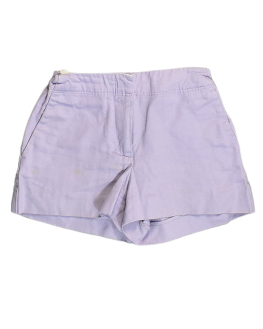 A Purple Shorts from Crewcuts in size 7Y for girl. (Front View)