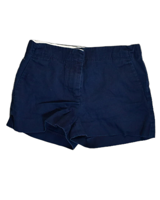 A Blue Shorts from Crewcuts in size 7Y for girl. (Front View)
