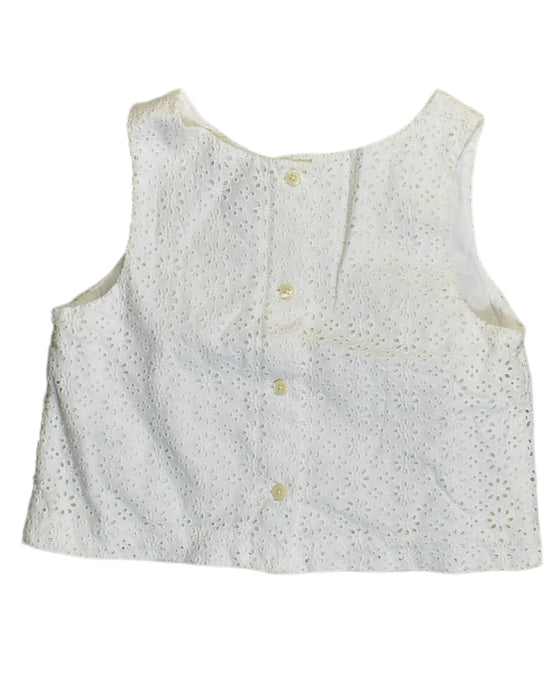 A White Sleeveless Tops from Polo Ralph Lauren in size 10Y for girl. (Back View)