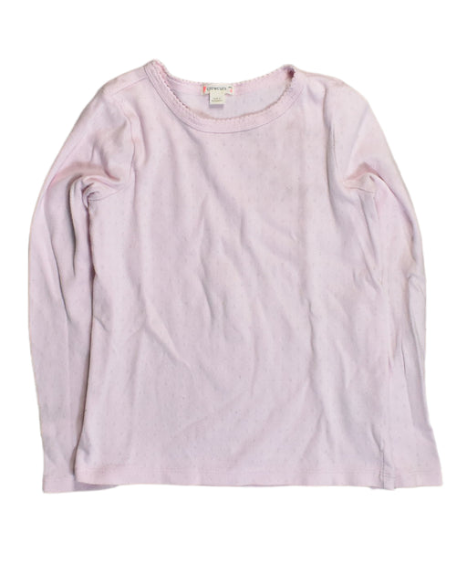 A Pink Long Sleeve Tops from Crewcuts in size 8Y for boy. (Front View)