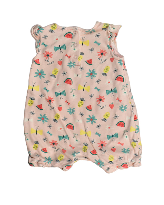A Beige Rompers from Gymboree in size 3-6M for girl. (Back View)
