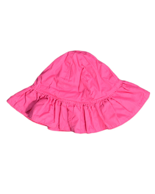 A Pink Sun Hats from Gymboree in size 3-6M for girl. (Front View)