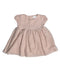 A Pink Short Sleeve Dresses from The Little White Company in size 3-6M for girl. (Front View)