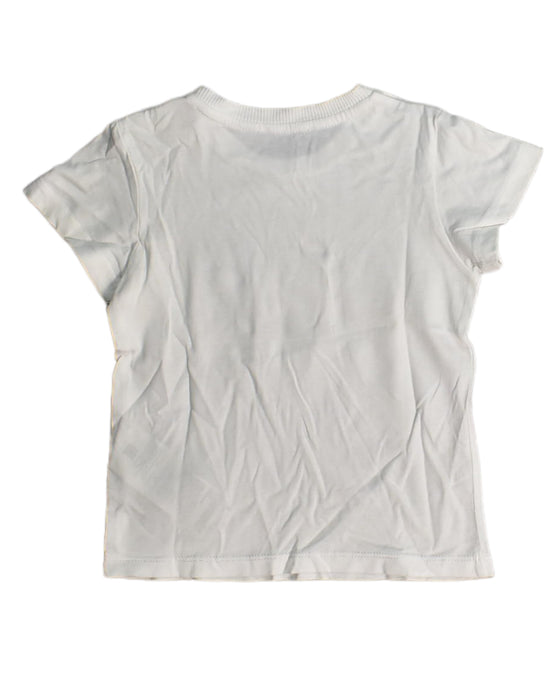 A White Short Sleeve Tops from Moschino in size 2T for girl. (Back View)