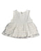 A White Sleeveless Tops from Hakka in size 2T for girl. (Back View)