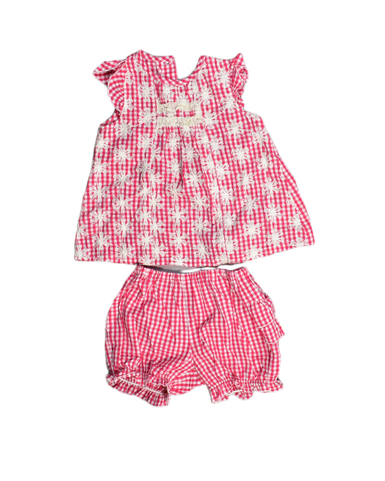 A Pink Dress Sets from Hakka in size 2T for girl. (Front View)