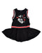 A Black Sleeveless Dresses from Ferrari in size 3T for girl. (Front View)