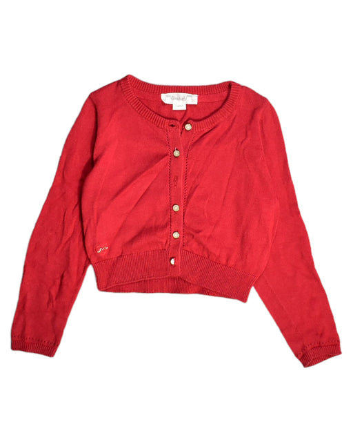 A Red Cardigans from Chateau de Sable in size 3T for girl. (Front View)