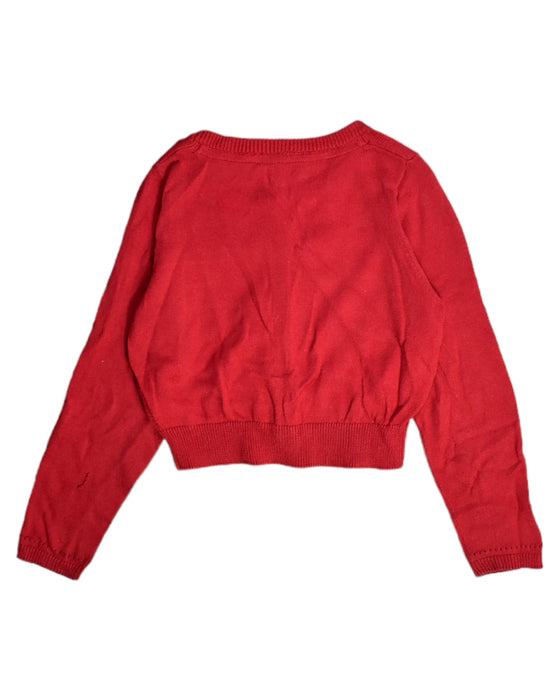 A Red Cardigans from Chateau de Sable in size 3T for girl. (Back View)
