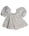 A Grey Short Sleeve Tops from Nikolia in size 4T for girl. (Front View)
