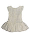 A White Sleeveless Dresses from bloomB in size 3T for girl. (Back View)