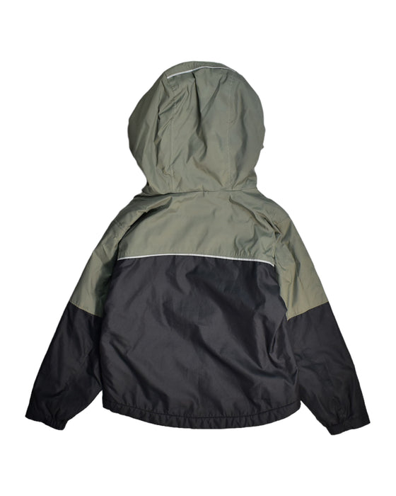 A Green Lightweight Jackets from Columbia in size 5T for boy. (Back View)