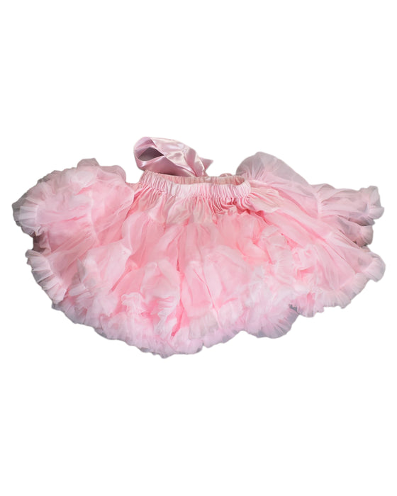 A Pink Tulle Skirts from Dolly by Le Petit Tom in size 4T for girl. (Back View)