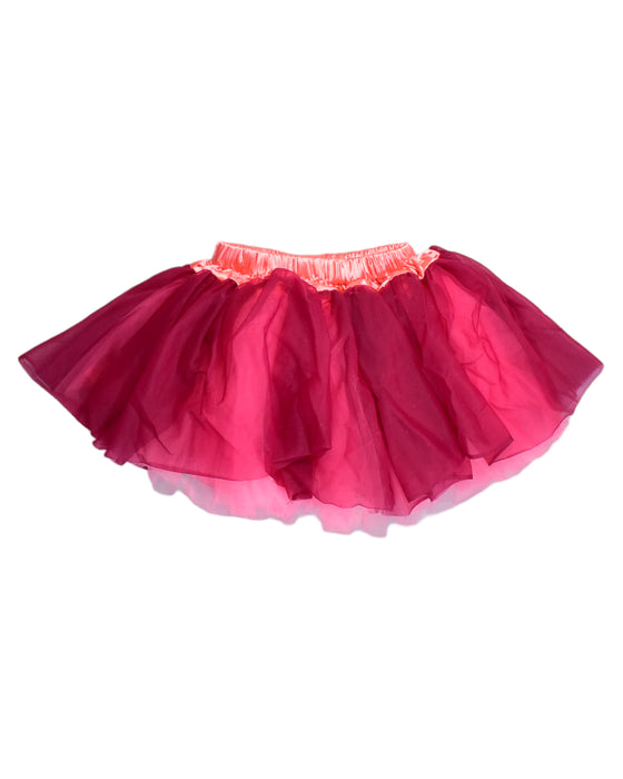 A Red Tulle Skirts from Dolly by Le Petit Tom in size 4T for girl. (Back View)