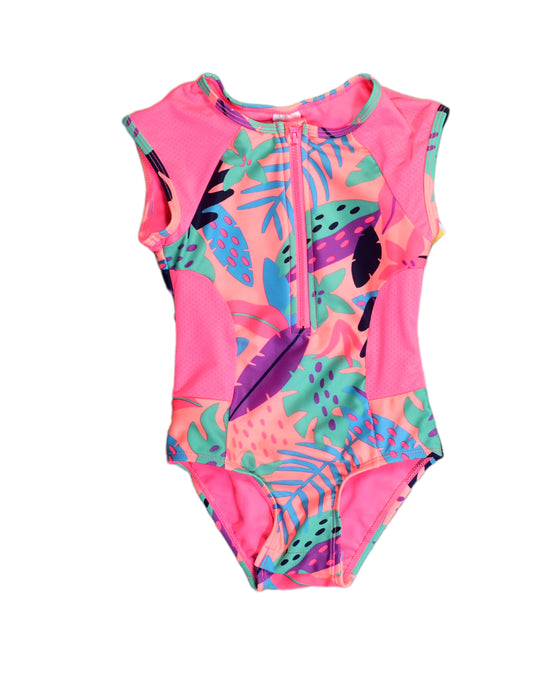 A Pink Swimsuits from Cat & Jack in size 4T for girl. (Front View)