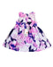 A Purple Sleeveless Dresses from Gymboree in size 6-12M for girl. (Back View)