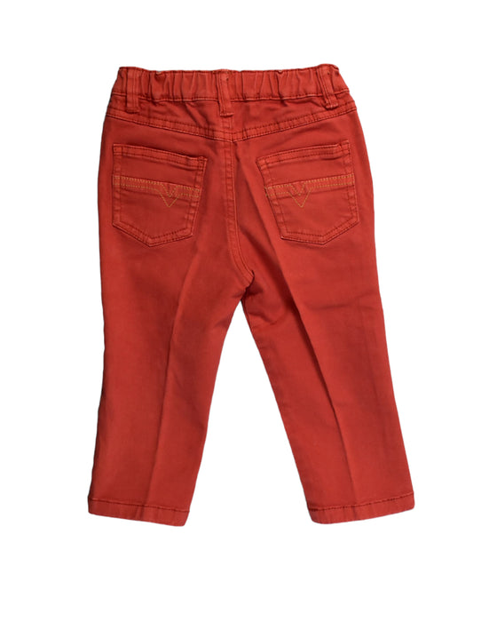 A Orange Casual Pants from Cadet Rousselle in size 12-18M for boy. (Back View)