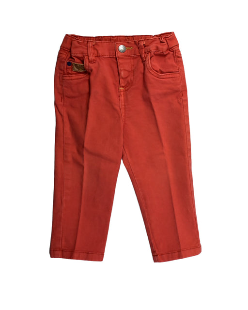 A Orange Casual Pants from Cadet Rousselle in size 12-18M for boy. (Front View)