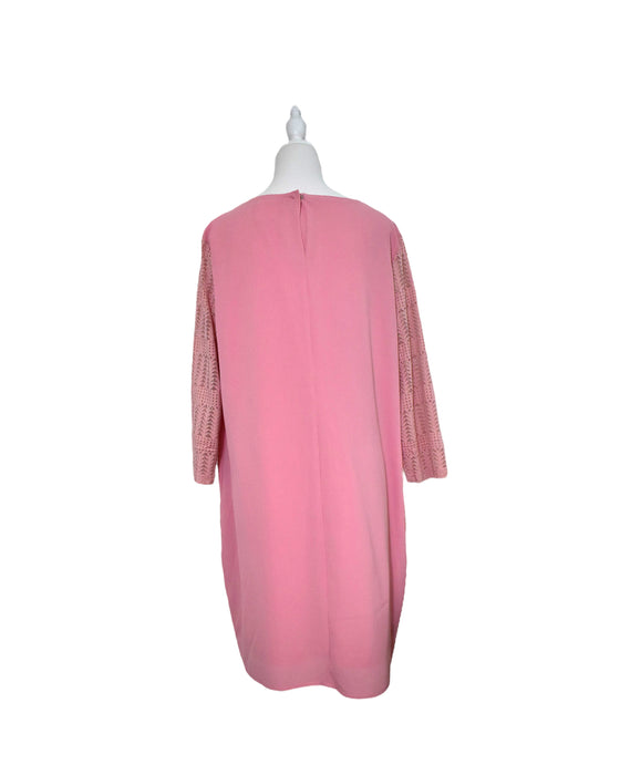 A Pink Long Sleeve Dresses from Bove in size XL for maternity. (Back View)