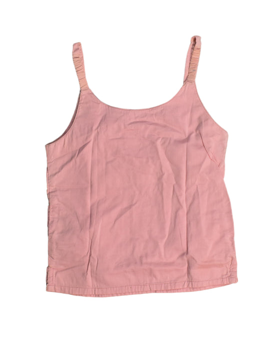 A Pink Sleeveless Tops from Maharishi in size 7Y for girl. (Back View)