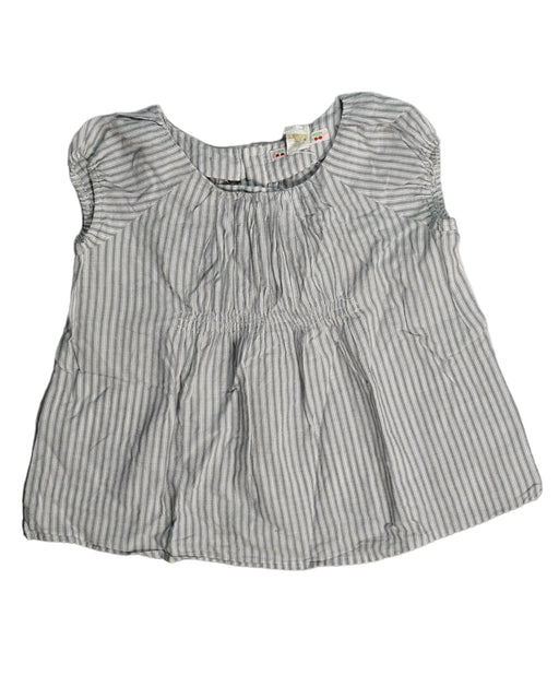 A Grey Sleeveless Tops from Bonpoint in size 4T for girl. (Front View)