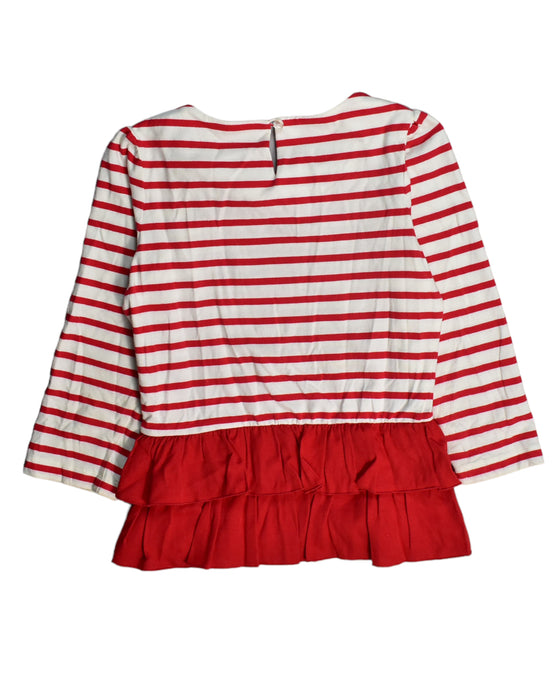 A Red Long Sleeve Tops from Nicholas & Bears in size 12Y for girl. (Back View)