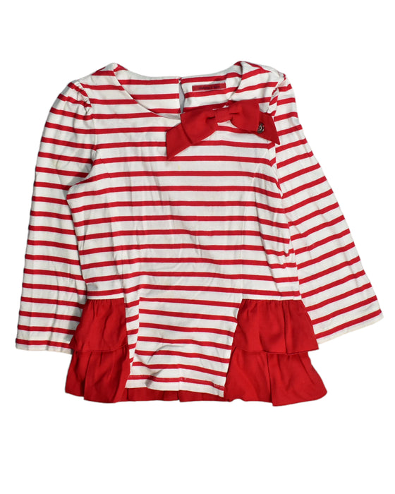 A Red Long Sleeve Tops from Nicholas & Bears in size 12Y for girl. (Front View)