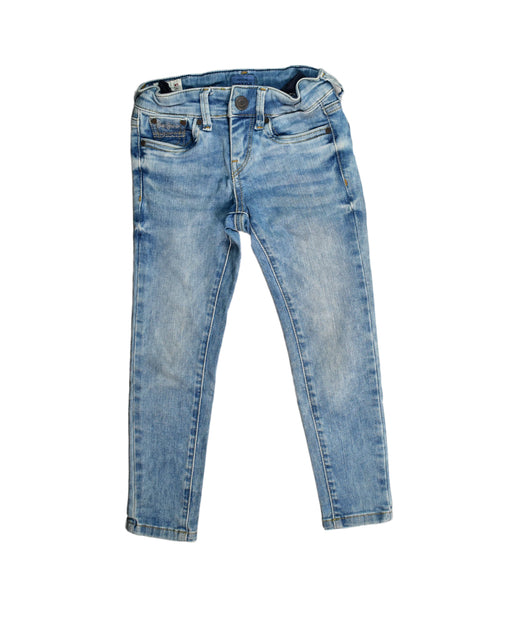 A Blue Jeans from Pepe Jeans in size 4T for girl. (Front View)
