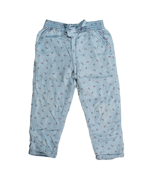 A Blue Casual Pants from Okaïdi in size 4T for boy. (Front View)