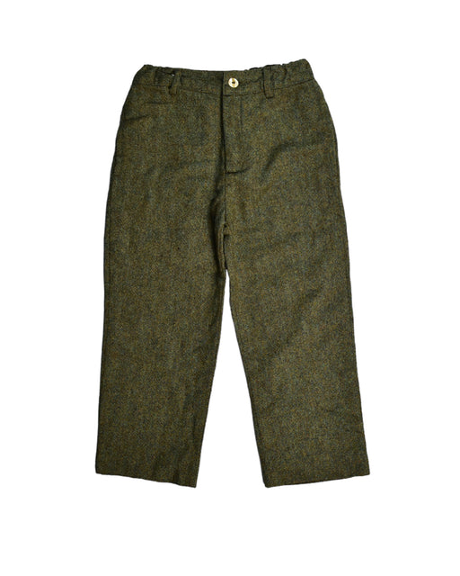 A Green Casual Pants from Oscar de la Renta in size 4T for boy. (Front View)